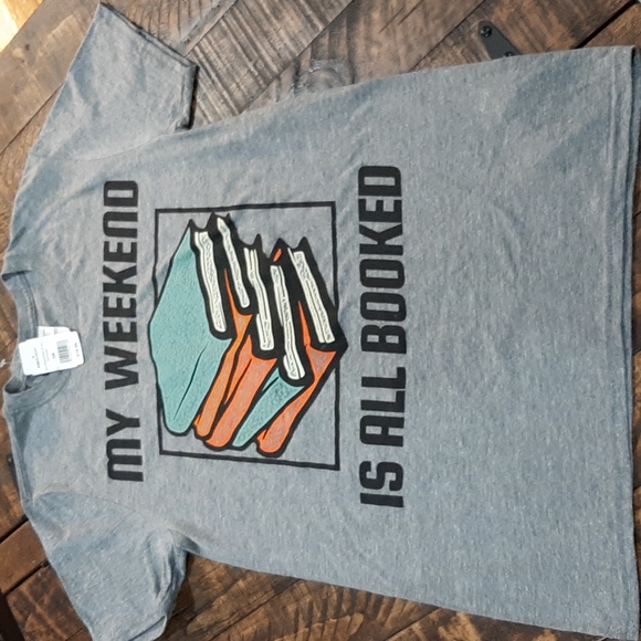 Gildan Tops - Any 3 for$15🆕️ My Weekend is all booked gray tshirt